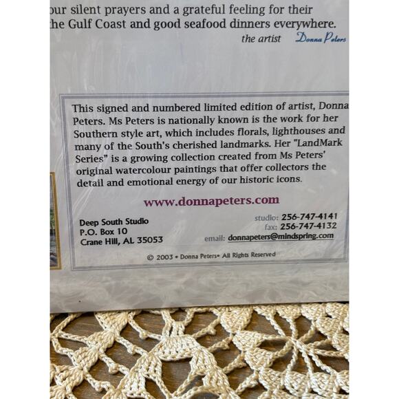 Donna Peters Numbered Signed Maritime Fine Art Print Magic & the Four Sisters - Picture 6 of 7